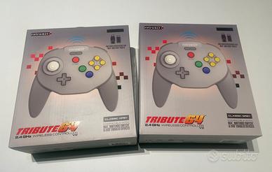 2x Retro-Bit Tribute64 Wireless Controller