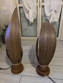 Lampade da tavolo Abat Jour in foglie di banano