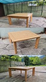Tavolo quadrato in legno
