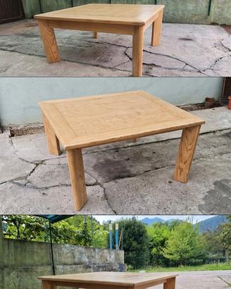 Tavolo quadrato in legno