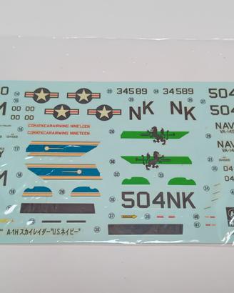Decal Hasegawa A-1H Skyraider Scala 1/72