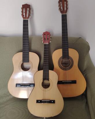 Set 3 chitarre classiche Bontempi bambini