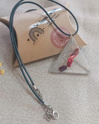 Collane con ciondolo in resina