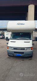 mansardato Iveco Muller texas 7 posti letto 