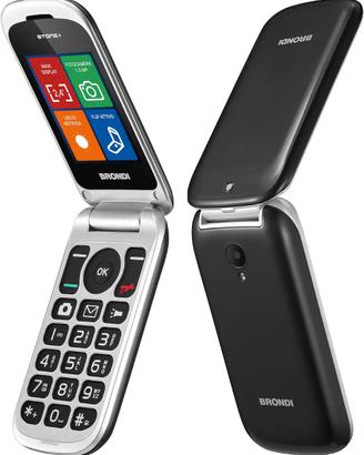Brondi Stone+ Cellulare Dual Sim Display 2.4" Nero