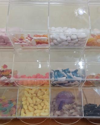 espositori caramelle gommose o altro