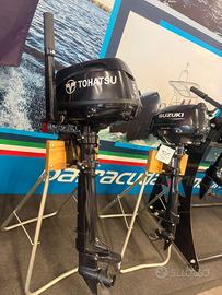 MOTORE TOHATSU 5 HP 4 TEMPI GAMBO LUNGO