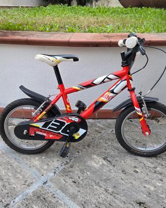 BICI BAMBINO MONTANA BOLT 14 HI-TEN ROSSO