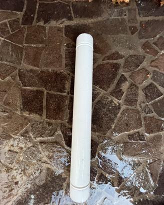 Tubo stufa bianco Ø11 cm – lunghezza 1 metro