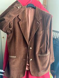 Giacca uomo velluto a coste marrone