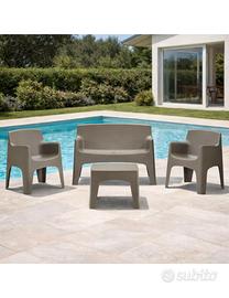 SET SALOTTO FORMEN ESTERNO GIARDINO LIDO BAR RISTO