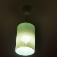 lampadaio forma cilindrica verde