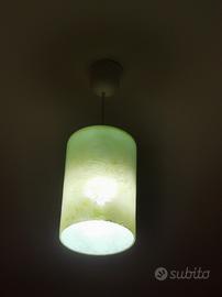 lampadaio forma cilindrica verde