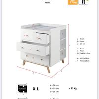 Maison du monde cassettiera cambio bambino