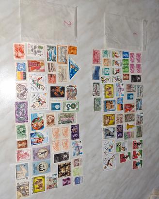 Piccoli lotti di francobolli mondiali