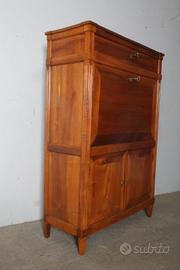 Antico secretaire ribalta in noce fine 700 . Luigi