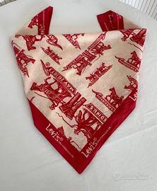 LEVI'S BANDANA FOULARD RED TAB COMMEMORATIVA