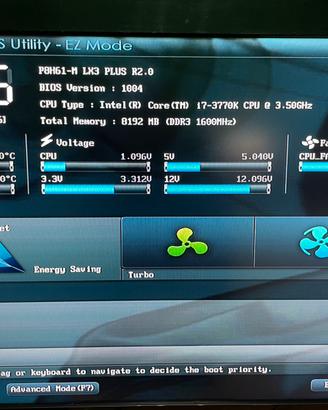 Pc GTX1050Ti con intel I7 3770K