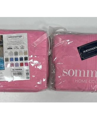 Accappatoio donna microfibra rosa Sommaruga