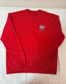 Strade Bianche Gran Fondo Red Crewneck Sweatshirt