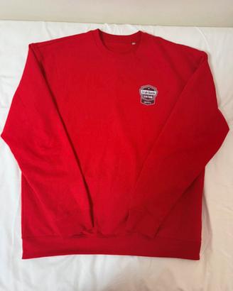Strade Bianche Gran Fondo Red Crewneck Sweatshirt