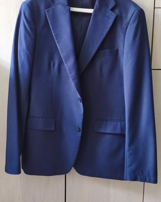 Abito completo uomo Conbipel blu navy microtrama