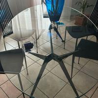 TAVOLO IN CRISTALLO MOD.THENSO