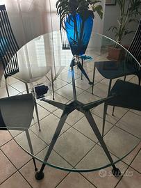 TAVOLO IN CRISTALLO MOD.THENSO