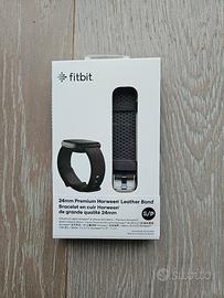 Fitbit cinturino in pelle Horween taglia S NUOVO