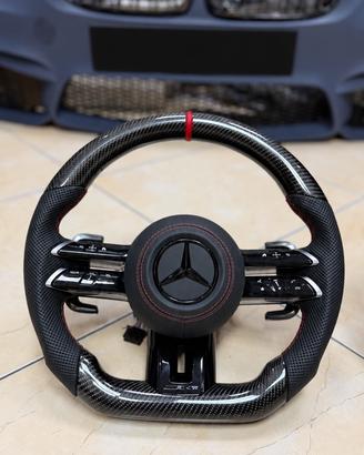 VOLANTE MERCEDES IN CARBONIO COMPATIBILE CON TUTTI