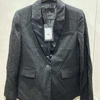 Pull & Bear - Blazer Basic Donna Nero, S