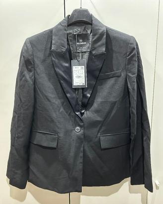 Pull & Bear - Blazer Basic Donna Nero, S