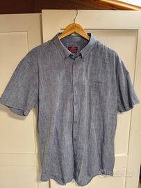 Camicia Manica Corta Carrera Italia XXL - Azzurro 