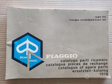 CATALOGO PIAGGIO 1976 RICAMBI APE 50 VESPA