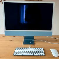iMAC M3 CPU 8core/GPU 10core SSD 512GB azzurro
