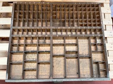 CASSETTO CARATTERI MOBILI cm 70x60
