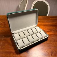 Porta orologi da 12 pezzi verde