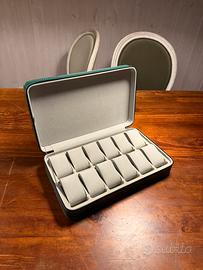 Porta orologi da 12 pezzi verde