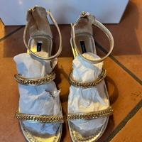 Sandali oro patrizia pepe