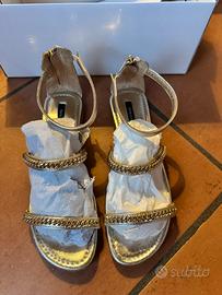 Sandali oro patrizia pepe