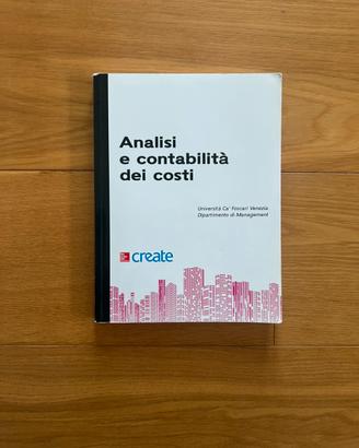 “Analisi e contabilità dei costi” - libro universi