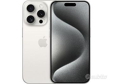 📱iPhone 15 Pro 128 GB-Bianco-Condizioni eccellenti
