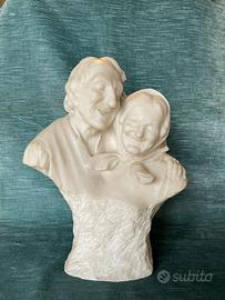 Busto marmo fine 800 firmato A.Del Perugia