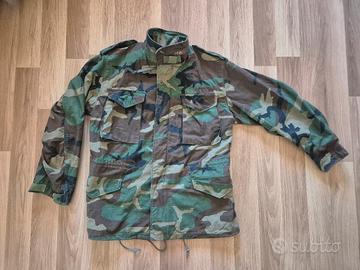 US ARMY Giacca Parka M51 Mimetica Esercito Vintage