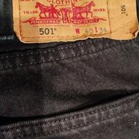 Jeans 👖 uomo LEVIS 501/neri/tg.40_lunghezza 34