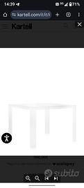 kartell tavolo Invisible e 2 sedie La marie