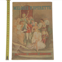 spartito musicale melodie d'operette volume1 1950