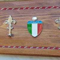 porta calendario ITALIA Tricolore 80x14 METALLO Sm