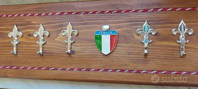 porta calendario ITALIA Tricolore 80x14 METALLO Sm