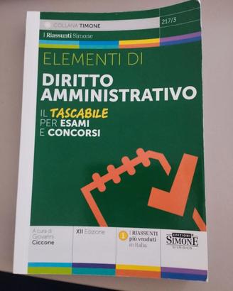 Elementi di Diritto Amministrativo Simone ed 2025